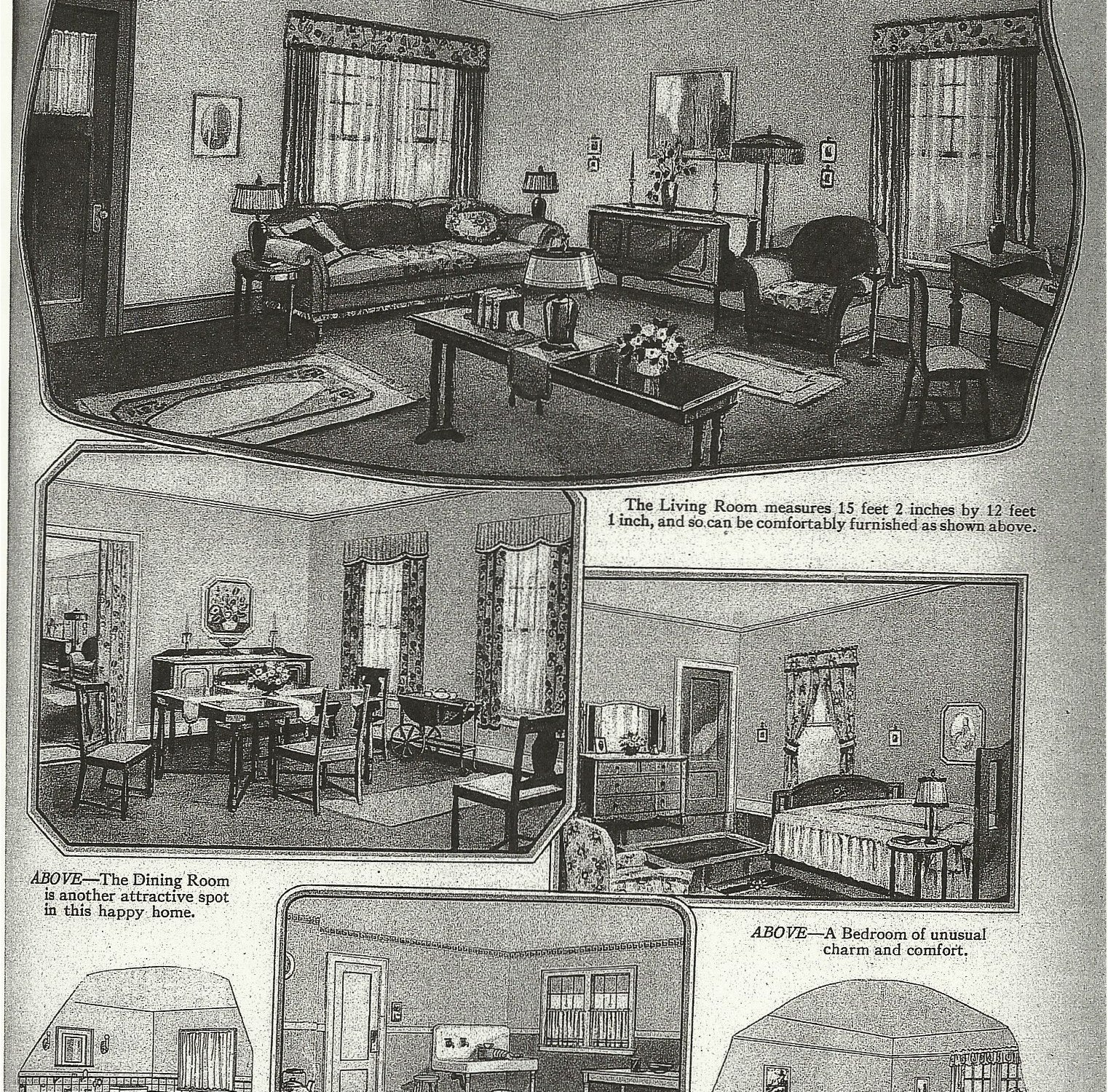 Sears Catalog house Interior